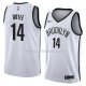 Maillot Brooklyn Nets Milton Doyle Association 2018 Blanc Blanc