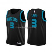 Maillot Charlotte Hornets Jeremy Lamb Ville Edition Noir