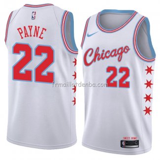 Maillot Chicago Bulls Cameron Payne Ville 2018 Blanc