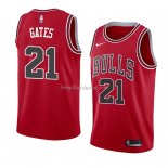 Maillot Chicago Bulls Kaiser Gates Icon 2018 Rouge