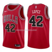 Maillot Chicago Bulls Robin Lopez Icon 2017-18 42 Rojo