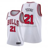 Maillot Chicago Bulls Thaddeus Young Association Blanc