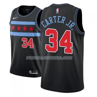 Maillot Chicago Bulls Wendell Carter Ciudad Jr. 2018-19 Noir