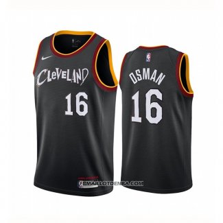 Maillot Cleveland Cavaliers Cedi Osman Ville 2020-21 Noir