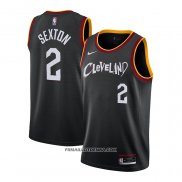 Maillot Cleveland Cavaliers Collin Sexton Ville 2020-21 Noir