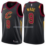 Maillot Basket Cleveland Cavaliers Dwyane Wade Statement 2017-18 9 Noir