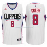 Maillot Basket Los Angeles Clippers 2017-18 Green 8 Blanco