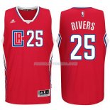 Maillot Basket Los Angeles Clippers 2017-18 Rivers 25 Rojo