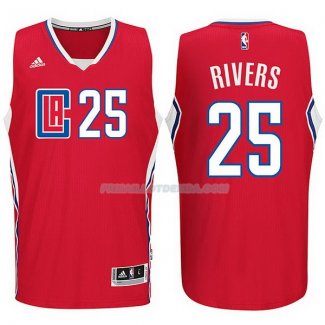 Maillot Basket Los Angeles Clippers 2017-18 Rivers 25 Rojo