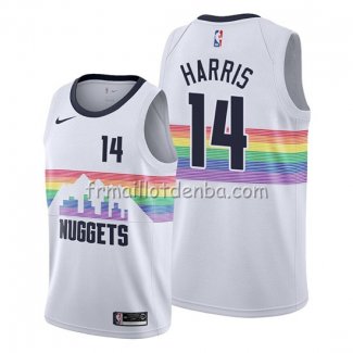 Maillot Denver Nuggets Gary Harris Ville Edition Blanc