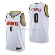 Maillot Denver Nuggets Isaiah Thomas Association Blanc