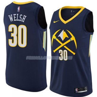 Maillot Denver Nuggets Thomas Welsh Ciudad 2018 Bleu