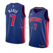 Maillot Detroit Pistons Thon Maker Icon 2018 Bleu