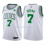 Maillot Basket Enfant Boston Celtics Jaylen Brown Association 2017-18 7 Blanc