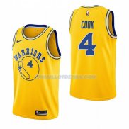 Maillot Golden State Warriors Quinn Cook Hardwood Classic 2018-19 Jaune