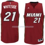 Maillot Basket Miami Heat Whiteside 21 Rojo