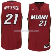 Maillot Basket Miami Heat Whiteside 21 Rojo