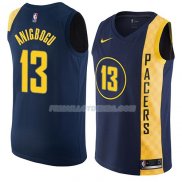 Maillot Indiana Pacers Ike Anigbogu Ciudad 2018 Bleu