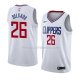 Maillot Los Angeles Clippers Angel Delgado Association 2018 Blanc