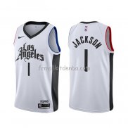 Maillot Los Angeles Clippers Reggie Jackson Ville Blanc