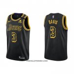 Maillot Los Angeles Lakers Anthony Davis NO 3 Mamba 2021-22 Noir