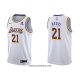 Maillot Los Angeles Lakers Joel Ayayi NO 21 Association 2021-22 Blanc