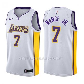 Maillot Los Angeles Lakers Larry Nance Jr. Statehombret 2017-18 7 Violeta