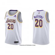 Maillot Los Angeles Lakers Mac Mcclung NO 20 Association 2021-22 Blanc