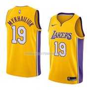 Maillot Los Angeles Lakers Sviatoslav Mykhailiuk Icon 2018 Jaune