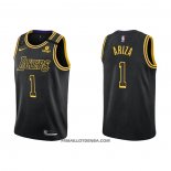 Maillot Los Angeles Lakers Trevor Ariza NO 1 Mamba 2021-22 Noir