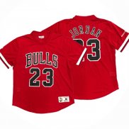 Maillot Manche Courte Chicago Bulls Michael Jordan NO 23 Rouge2