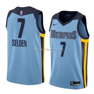 Maillot Memphis Grizzlies Wayne Selden Statement 2018 Bleu