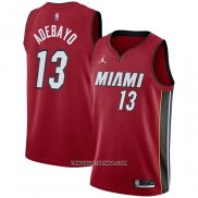 Maillot Miami Heat Bam Adebayo Statement 2020-21 Rouge