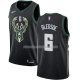 Maillot Basket Milwaukee Bucks Eric Bledsoe 2017-18 6 Noir