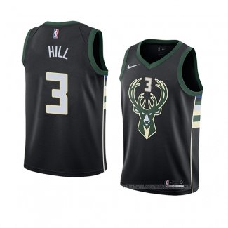 Maillot Milwaukee Bucks George Hill Statement 2018 Noir