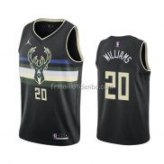 Maillot Milwaukee Bucks Marvin Williams Statement 2020-21 Noir