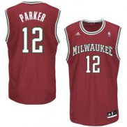 Maillot Basket Milwaukee Bucks Parker 12 Rouge