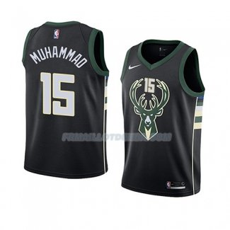 Maillot Milwaukee Bucks Shabazz Muhammad Statement 2018 Noir