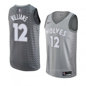 Maillot Minnesota Timberwolves C. J. Williams Ville 2018 Gris