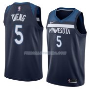 Maillot Minnesota Timberwolves Gorgui Dieng Icon 2018 Bleu