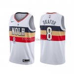 Maillot New Orleans Pelicans Jahlil Okafor Earned Blanc