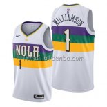 Maillot New Orleans Pelicans Zion Williamson Ciudad 2019-20 Blanc