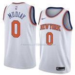 Maillot New York Knicks Emmanuel Mudiay Association 2018 Blanc Blanc