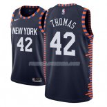 Maillot New York Knicks Lance Thomas Ciudad 2018-19 Bleu Bleu