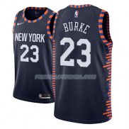 Maillot New York Knicks Trey Burke Ciudad 2018-19 Bleu Bleu