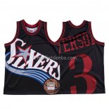 Maillot Philadelphia 76ers Allen Iverson Mitchell & Ness Big Face Noir