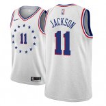 Maillot Philadelphia 76ers Demetrius Jackson Earned 2018-19 Gris