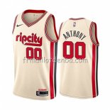 Maillot Portland Trail Blazers Carmelo Anthony Ville 2019-20 Cream