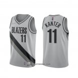 Maillot Portland Trail Blazers Enes Kanter Earned 2020-21 Gris