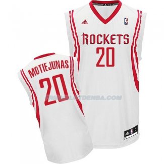 Maillot Basket Houston Rockets Motiejunas 20 Blanco